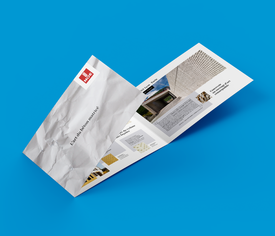 NOE - dépliant trois volets format A4 fermé