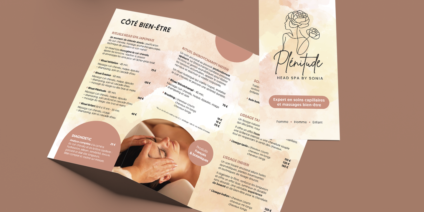 Dépliant 3 volets - Plénitude