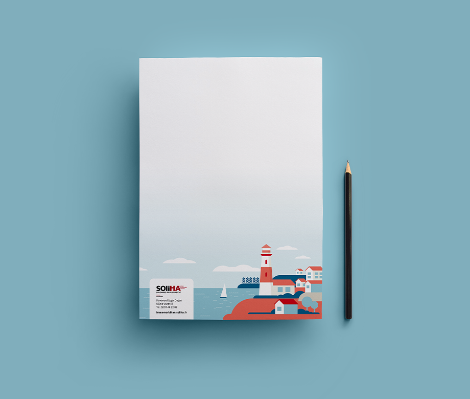 SoliHA - papier à lettre