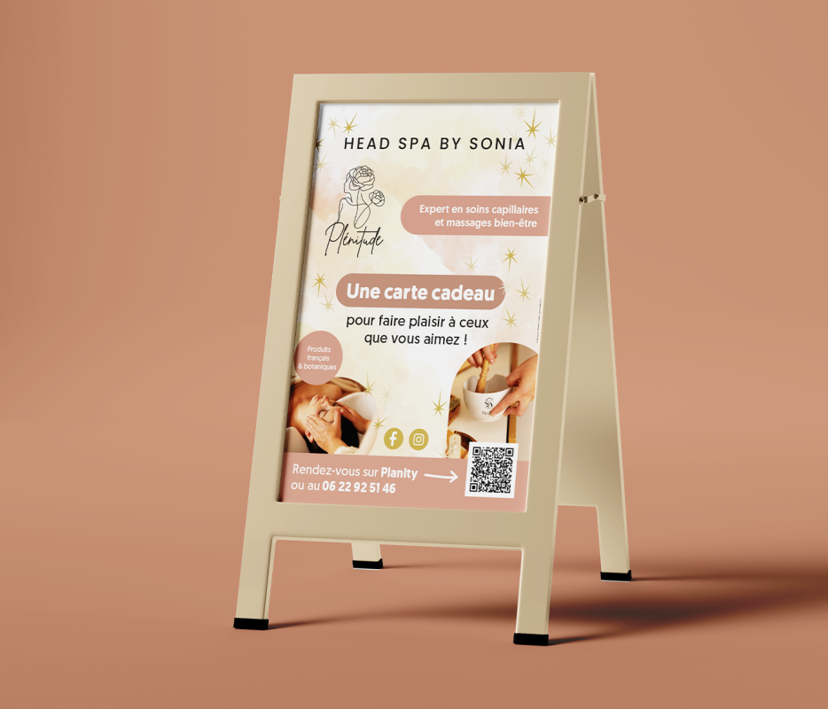 Affiche pour stop-trottoir - Plénitude