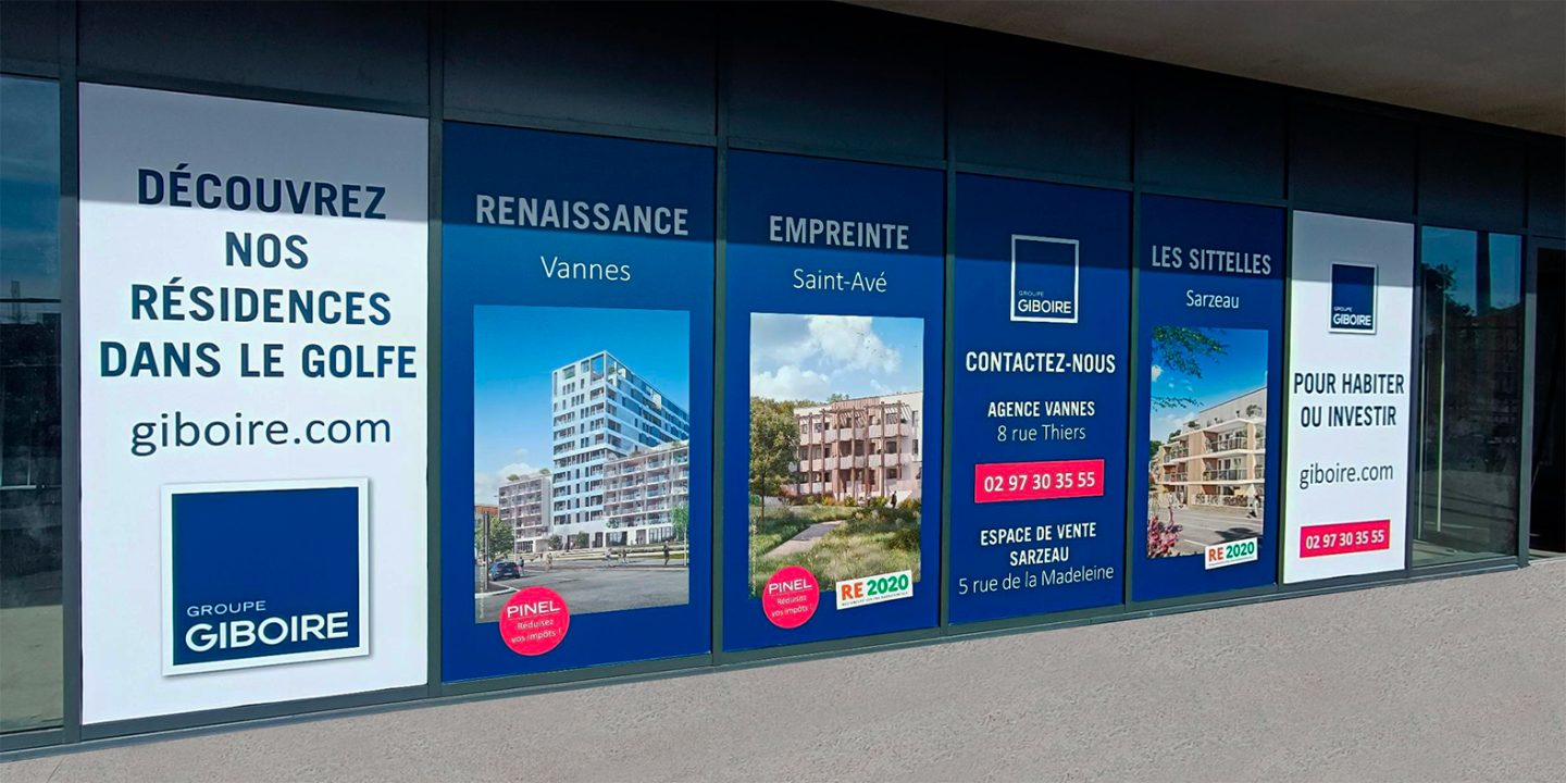 Giboire Odyssée - Adhésifs vitrine