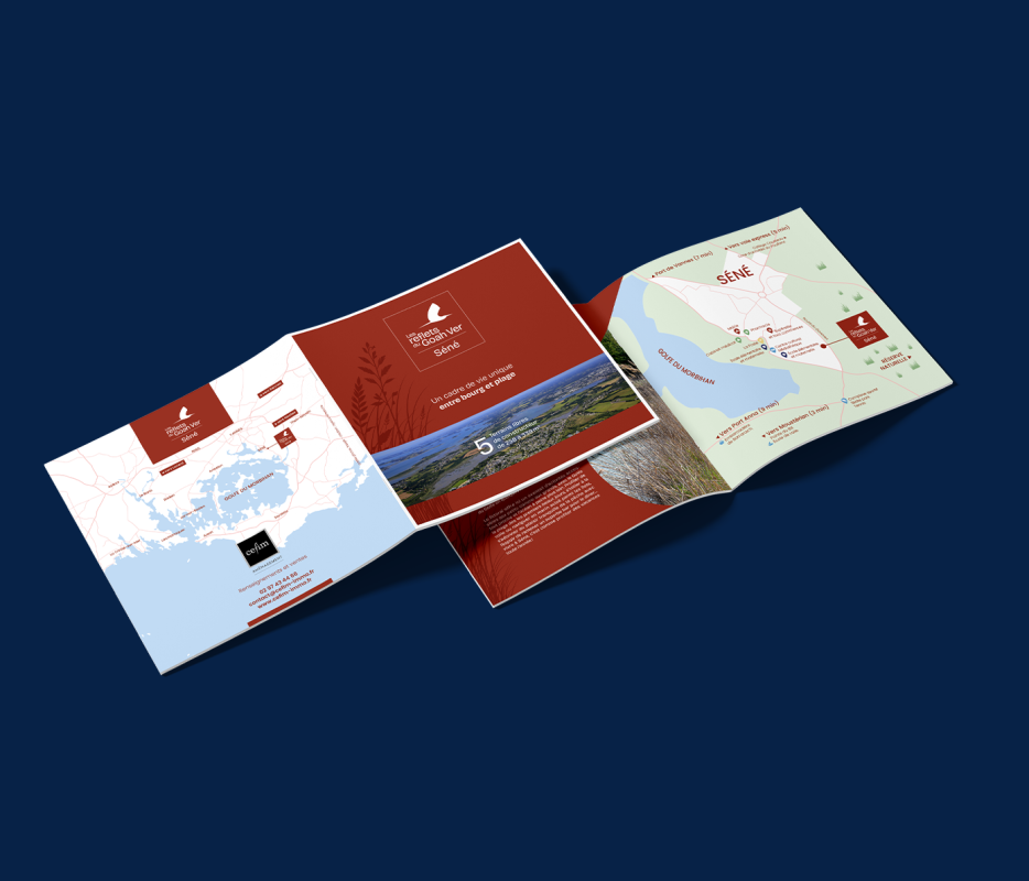 Plaquette carrée ouverte Les reflets du Goah Ver - Cefim