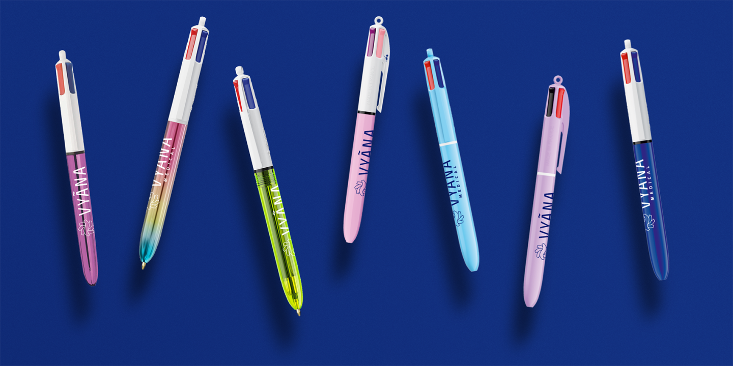 Vyana - stylos Bic 4 couleurs
