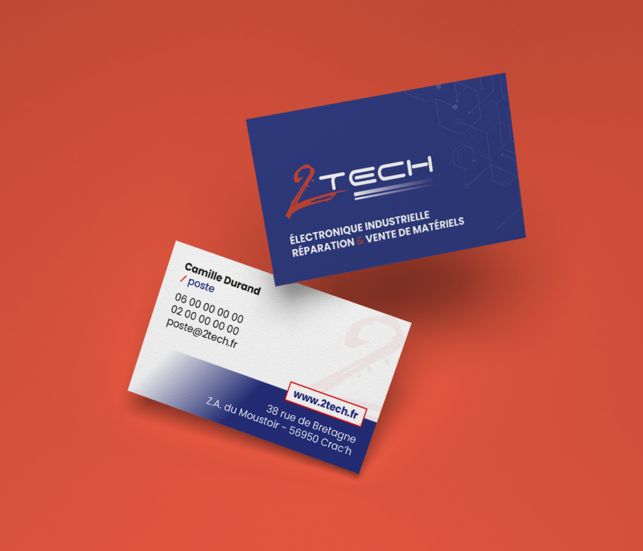 2 TECH - cartes de visite