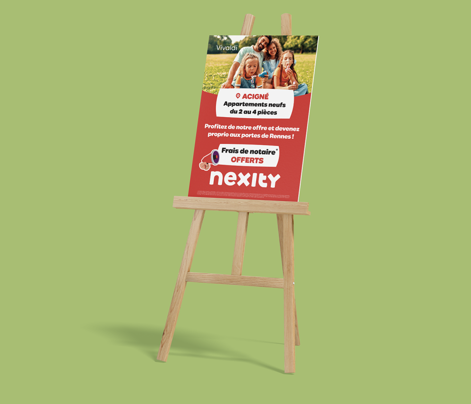 Panneau présentation programme - Nexity