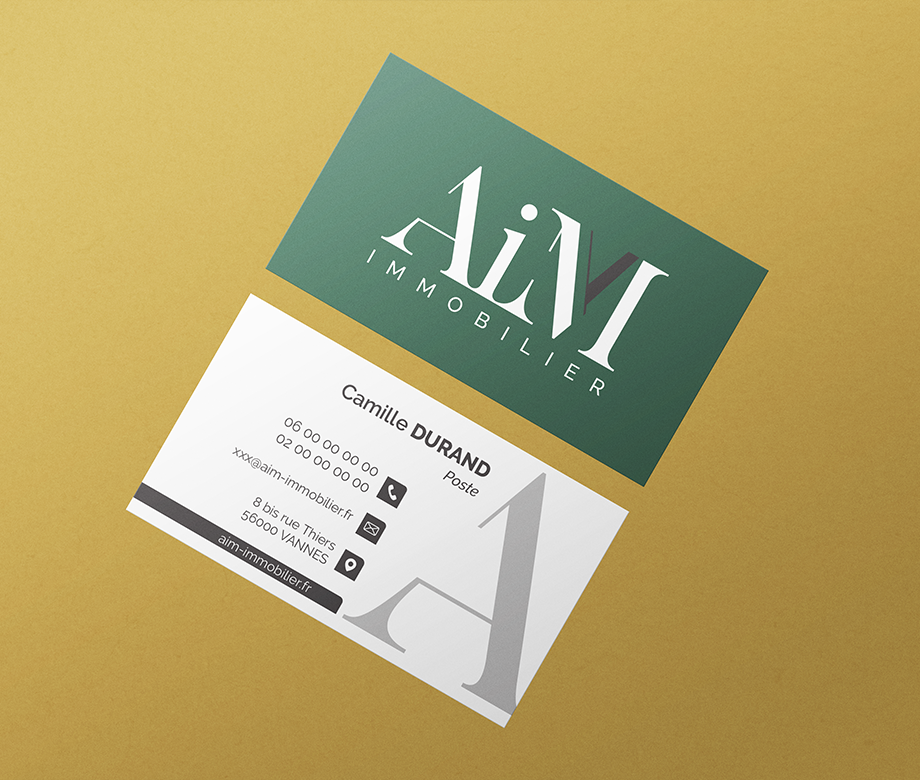 AIM - cartes de visite