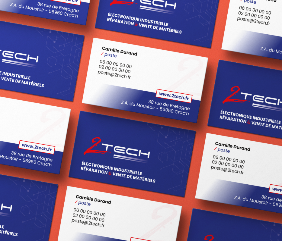 2 TECH - cartes de visite