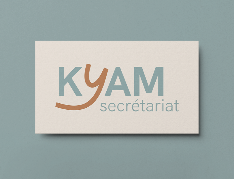 Kyam - identité visuelle et supports déclinés